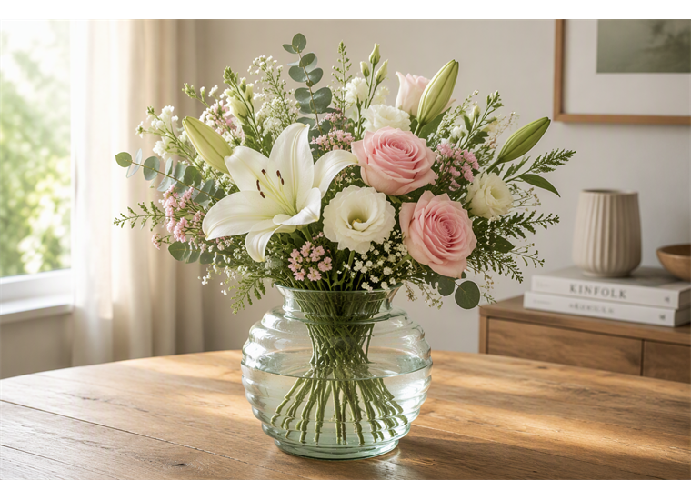 OG Vase FELICITAS Waldglas